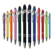 Soft Touch Stylus Metal ballpoint Pen | https://www.bestnamebadges.com
