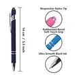 Soft Touch Stylus Metal ballpoint Pen | https://www.bestnamebadges.com