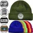 Warm Soft Knitted Beanie Hat Solid Color | https://www.bestnamebadges.com