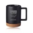 Caldwell 15 oz. Cork Base Ceramic Mugs | https://www.bestnamebadges.com