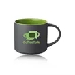 Matte 16 oz. Stackable Ceramic Mugs | https://www.bestnamebadges.com