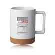 Caldwell 15 oz. Cork Base Ceramic Mugs | https://www.bestnamebadges.com
