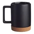 Caldwell 15 oz. Cork Base Ceramic Mugs | https://www.bestnamebadges.com