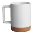 Caldwell 15 oz. Cork Base Ceramic Mugs | https://www.bestnamebadges.com