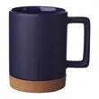Caldwell 15 oz. Cork Base Ceramic Mugs | https://www.bestnamebadges.com