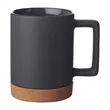 Caldwell 15 oz. Cork Base Ceramic Mugs | https://www.bestnamebadges.com