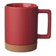 Caldwell 15 oz. Cork Base Ceramic Mugs | https://www.bestnamebadges.com
