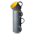 Matte 16 oz. Stackable Ceramic Mugs | https://www.bestnamebadges.com