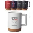 Caldwell 15 oz. Cork Base Ceramic Mugs | https://www.bestnamebadges.com