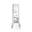 Velson VividPrint™ Award on Base - Clear | https://www.bestnamebadges.com