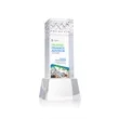 Velson VividPrint™ Award on Base - Clear | https://www.bestnamebadges.com