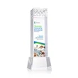 Velson VividPrint™ Award on Base - Clear | https://www.bestnamebadges.com