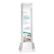 Velson VividPrint™ Award on Base - Clear | https://www.bestnamebadges.com
