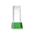 Velson VividPrint™ Award on Base - Green | https://www.bestnamebadges.com