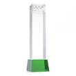 Velson VividPrint™ Award on Base - Green | https://www.bestnamebadges.com