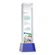 Velson VividPrint™ Award on Base - Blue | https://www.bestnamebadges.com
