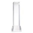 Velson Award on Base - Clear | https://www.bestnamebadges.com
