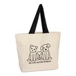 Canvas Beach Bag | https://www.bestnamebadges.com