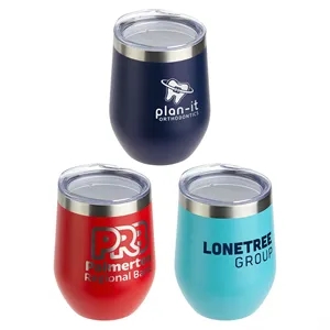 Pero 12 oz Copper-Lined Powder-Coated Insulated Goblet | https://www.bestnamebadges.com