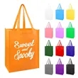 80GSM Non Woven Small Tote Bags W/ Reinforced Handles | https://www.bestnamebadges.com