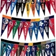 9" x 24" Custom Printed Felt Pennant | https://www.bestnamebadges.com