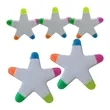Creative Star-Shaped 5-Color Highlighter | https://www.bestnamebadges.com