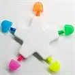 Creative Star-Shaped 5-Color Highlighter | https://www.bestnamebadges.com