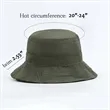 Foldable Quick-Drying Sun Visor Bucket Hat | https://www.bestnamebadges.com