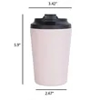 12oz 304 Stainless Steel Double-Wall Vacuum Mug with Scale | https://www.bestnamebadges.com