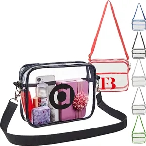 Clear-Purse-PVC-Transparent-Crossbody-Shoulder-Stadium-Bag