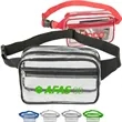 Stadium Approved PVC Transparent Clear Fanny Pack | https://www.bestnamebadges.com