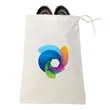 Cotton Drawstring Shoe Bag | https://www.bestnamebadges.com