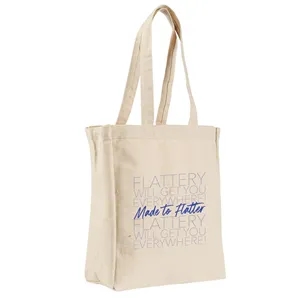 Screen Printed Book/Tote Bag ( 11"W X 14"H X 5" )