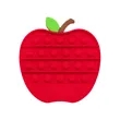 Push Pop Bubble Apple Shape Fidget Sensory Toy | https://www.bestnamebadges.com