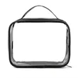 Clear Travel Toiletry Bag | https://www.bestnamebadges.com