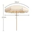 Fluffy sunshade umbrella | https://www.bestnamebadges.com