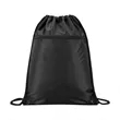 420D RPET Drawstring Backpack With Zipper | https://www.bestnamebadges.com