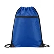 420D RPET Drawstring Backpack With Zipper | https://www.bestnamebadges.com