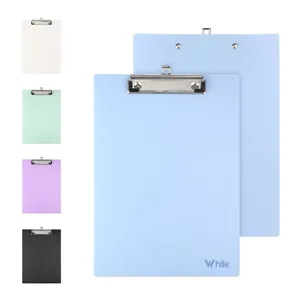 A4 Plastic Clipboards W/ Metal Clip & Hanging Hole