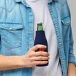 Zipper Beer Bottle Insulator | https://www.bestnamebadges.com