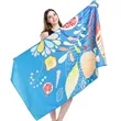 25"x 50" Sublimated Microfiber Sand Proof Beach Towel | https://www.bestnamebadges.com