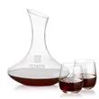 Hampton Carafe & Crestview Stemless Wine | https://www.bestnamebadges.com