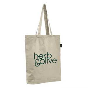 Organic Canvas Tote Bag With Gusset