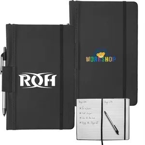 Executive Notebook with Pen | https://www.bestnamebadges.com