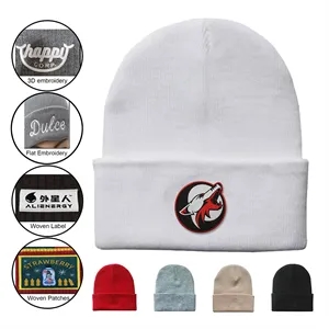 Value Knitted Beanie | https://www.bestnamebadges.com