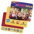 Soft Rubber & Jersey Mouse Pad w/ Full Color Dye Sublimation | https://www.bestnamebadges.com