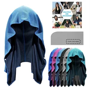 Cooling Hoodie Towel | https://www.bestnamebadges.com
