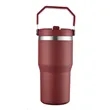 20oz Tumbler with Handle and Straw Lid | https://www.bestnamebadges.com