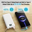 10000mAh Portable Charger with Built-in Cables & AC Wall Plu | https://www.bestnamebadges.com