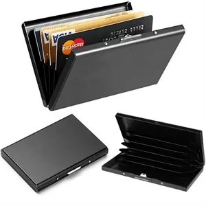 RFID-Blocking-Credit-Card-Holder-Metal-Slim-Wallet
